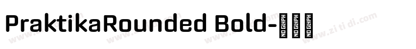 PraktikaRounded Bold字体转换